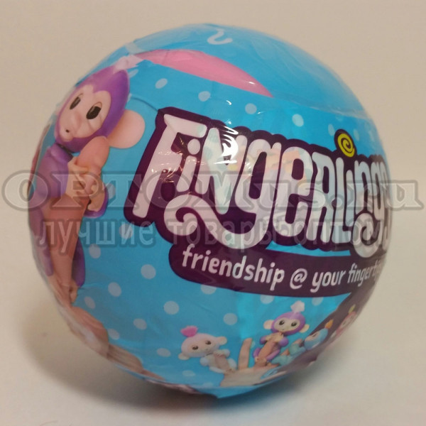 Обезьянкa FingerLings в яйце сюрпризе оптом