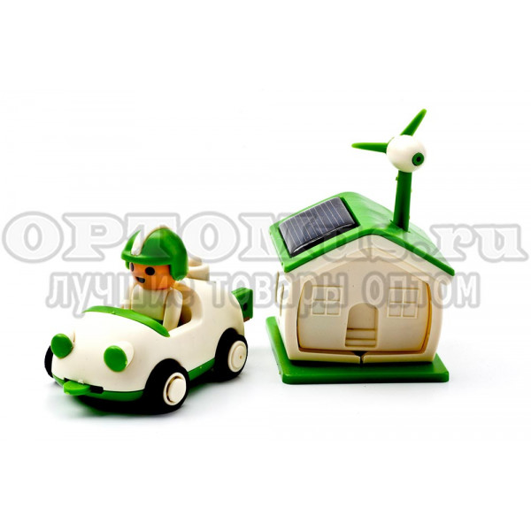 Конструктор на солнечной батарее «АВТОМОБИЛИСТ» Green Life Solar Kit Car оптом