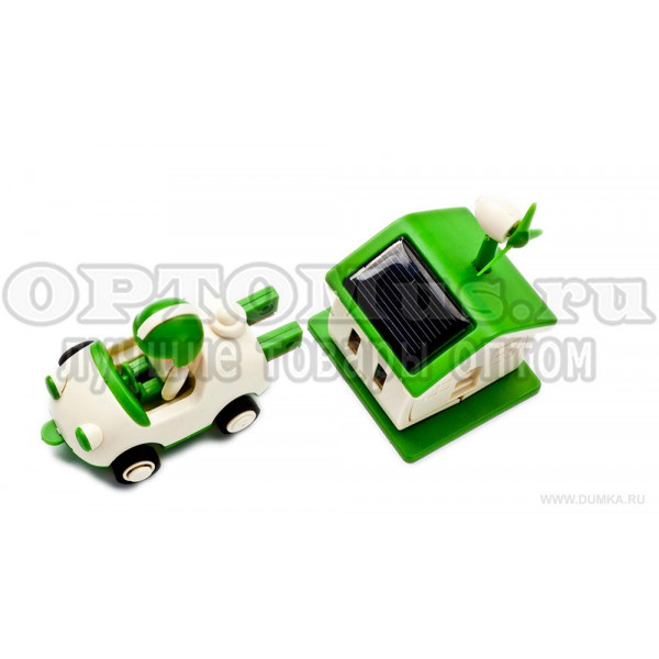 Конструктор на солнечной батарее «АВТОМОБИЛИСТ» Green Life Solar Kit Car оптом