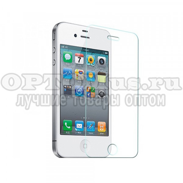 Защитное стекло для iPhone 4 Tempered Glass оптом