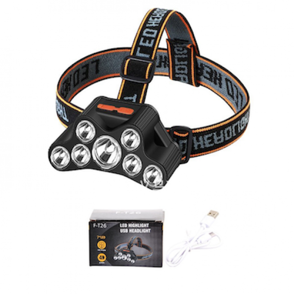 Налобный фонарь USB Headlight F-T26 оптом.