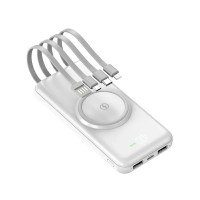 Внешний аккумулятор с беспроводной зарядкой Wireless Fast Charging 20000 mAh