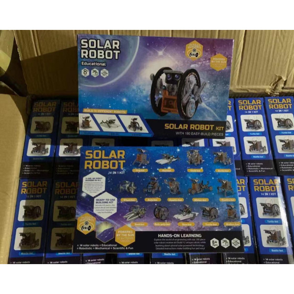 Конструктор на солнечной батарее Solar Robot 14 в 1 оптом