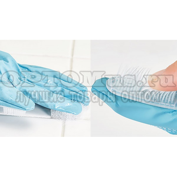 Перчатки для труднодоступных мест Magic Bristle Gloves оптом