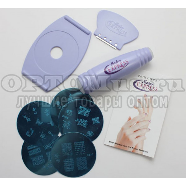 Набор для нейл арта Salon Express Nail Art Stamping Kit оптом