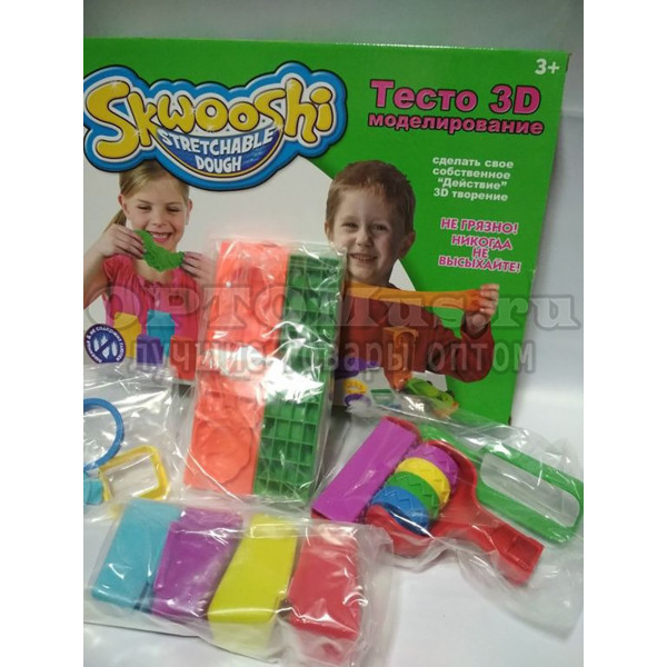 Тесто Skwooshi для 3D моделирования оптом