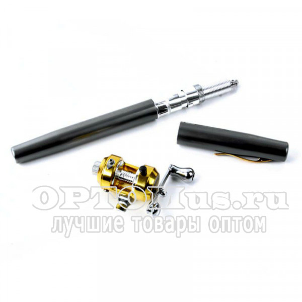 Складная удочка с катушкой Mini Rod Pocket Pen Fishing Rod оптом