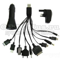 Зарядка-гибрид 3 в 1 USB Charger 828
