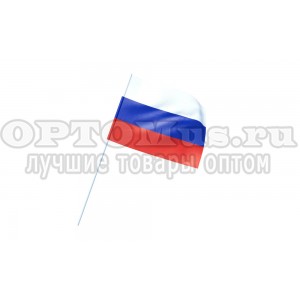 Флаг «Триколор» 20*30 см оптом в Чапаевске