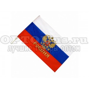 Флаг «Россия» 90*145 см оптом в Серове