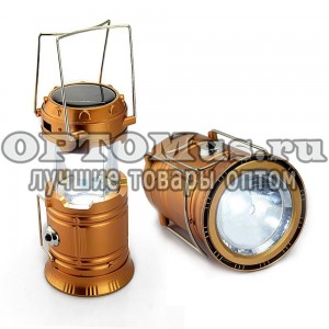 Фонарь-лампа для кемпинга на солнечной батарее Camping Lights оптом в Иркутске