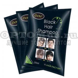 Шампунь от седины Dexe Black Hair Shampoo оптом в Серове