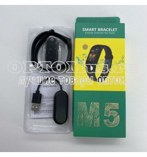Фитнес-браслет Smart Bracelet Band M5 оптом в Наро-Фоминске