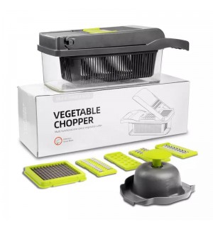 Многофункциональная овощерезка Vegetable Chopper с контейнером 8 в 1 оптом садовод