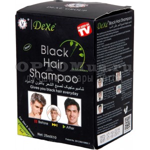 Шампунь от седины Dexe Black Hair Shampoo оптом в Тамбове