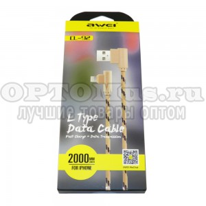USB Data кабель Awei CL-92 Lightning оптом в Нижнекамске