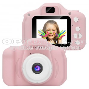 Детский фотоаппарат Cartoon Digital Camera X2 оптом в Озёрске