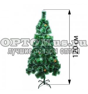 Новогодняя елка 120 см (фабричная) оптом в Петропавловске
