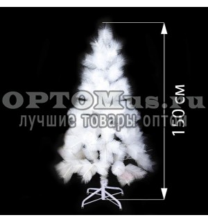 Новогодняя елка белоснежная (150 см) оптом в Новочебоксарске