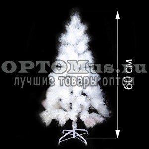 Новогодняя елка белоснежная (60 см) оптом в Будённовске