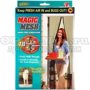 Москитная сетка на магнитах Magic Mesh оптом онлайн