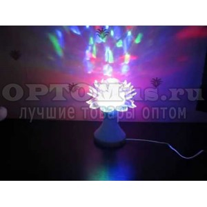 Световой диско шар Цветок оптом в Великом Новгороде
