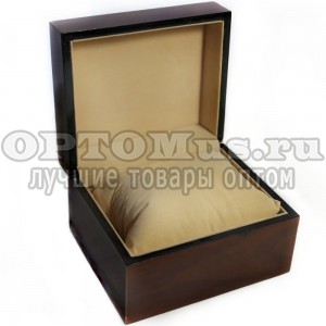 Коробка для часов деревянная лакированная оптом в Домодедово