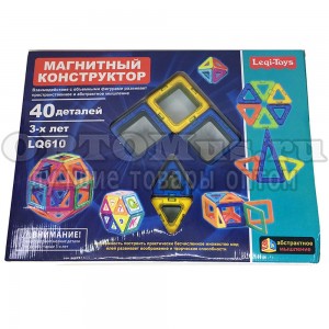 Магнитный конструктор Leqi-Toys LQ610 36 деталей оптом в Новошахтинске