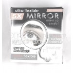 Настенное зеркало с 5ти кратным увеличением и подсветкой на присоске Ultra flexible mirror