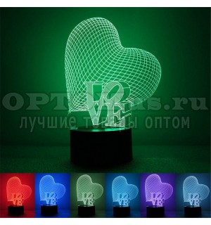 Светильник 3D Creative Light оптом в Рязани