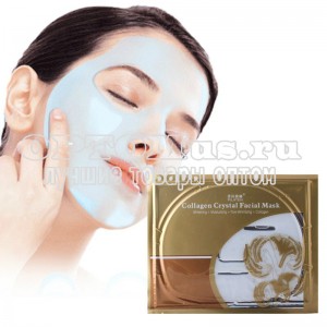 Коллагеновая маска для лица Сollagen Cristal Facial Mask 60G (БЕЛАЯ) оптом в Атырау