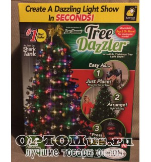 Гирлянда Tree Dazzler 64 шт на новогоднюю елку  оптом в Талдыкоргане