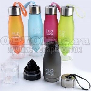 Бутылка с соковыжималкой H2O Water Bottle оптом маркетплейс