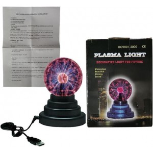 Светильник плазменный шар Plasma Light оптом в Китае