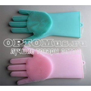 Универсальные силиконовые перчатки Magic Brush оптом в Талдыкоргане