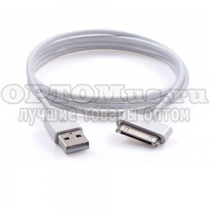 USB кабель для зарядки и передачи данных для iPad1/2, iPhone 4/4s оптом от производителя