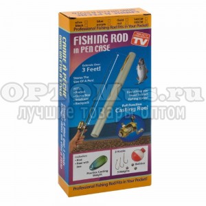 Карманная удочка в виде ручки Fishing Rod In Pen Case оптом в Новочеркасске