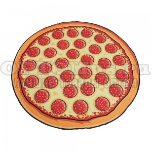 Пляжное полотенце Пицца оптом в Гомели