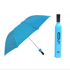 Мини-зонт в бутылке вина Deco Umbrella 0% оптом в Кургане